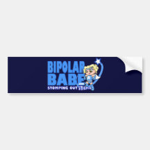 BiPolar Babe Apparel Bumper Stickers