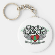 Bipolar Disorder Wings Keychains