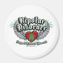 Bipolar Disorder Wings Magnet