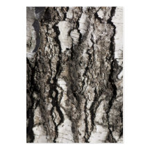 Birch bark business card template