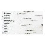 Birch bark business cards