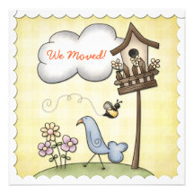Bird House Moving Announcement