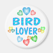 BIRD LOVER REFRIGERATOR MAGNETS