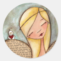 Bird on a Wing - Angel Stickers