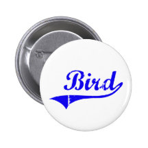 Bird Surname Classic Style Buttons