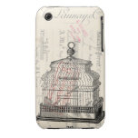Birdcage Mixed Media Art Case-Mate iPhone 3 Cases