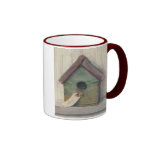 birdhouse coffee mugs