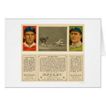 Birdie Cree Yankees Baseball 1912 Greeting Cards