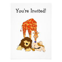 Birdie's Search for Hippo Custom Invitation