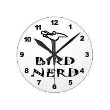 .Birding, Bird Watching Round Wallclock