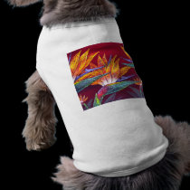 Birds Of Paradise Tropical Flower - Multi pet clothing