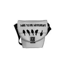 Birds on a wire – dare to be different courier bags