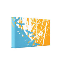 Birds Outdoors Gallery Wrapped Canvas