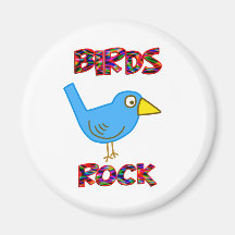 Birds Rock Magnet