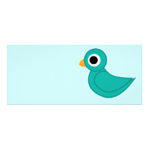 birdy personalized rack card