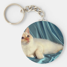 Birman, red point keychains