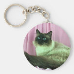 Birman, seal point key chains