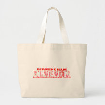 Birmingham, Alabama City Design Tote Bags