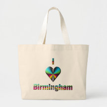Birmingham -- Blue Green & Burgundy Bags