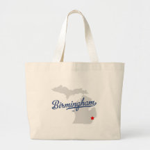 Birmingham Michigan MI Shirt Bags