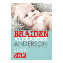 Birth Announcement Card invitations