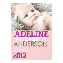 Birth Announcement Card invitations