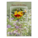 Birthday, 55th, Tulip and Butterfly, Religious Greeting Cards