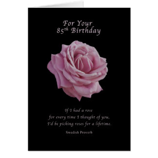 85th Birthday Cards 85th Birthday Card Templates Invitations Photo Cards More Zazzle 85th Birthday Invitation Template
