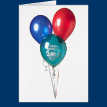 Birthday Balloons cards