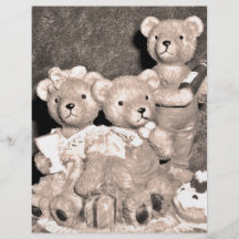Birthday bears flyer design