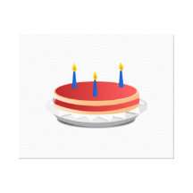 Birthday Cake Canvas Print