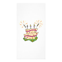 Birthday Cake Picture Card