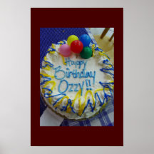 Birthday Cake Print