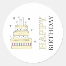 Birthday Cake Sticker