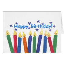Birthday Candles cards