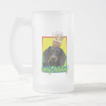Birthday Cupcake - Dachshund - Winston Coffee Mugs