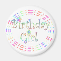 Birthday Girl Fridge Magnet