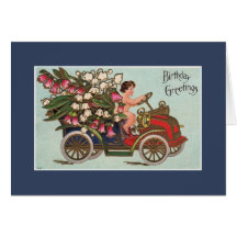 "Birthday Greetings" Greeting Card