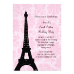 Birthday in Paris Sweet Sixteen Announcements