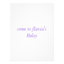 Birthday invitation