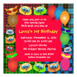 Birthday Invitation: 009 Cats