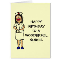 Birthday Nurse Greeting Cards