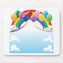 Birthday Party Balloons Mousemats