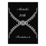 Birthday Party Invitation Best Simple Black