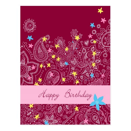 Birthday Postcard