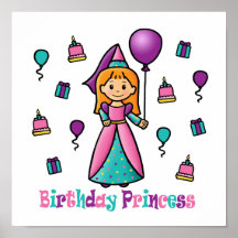 Birthday Princess Poster