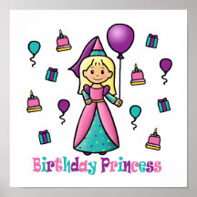 Birthday Princess Poster