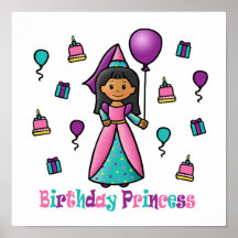 Birthday Princess Poster