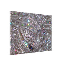 Birthday ribbons canvas print