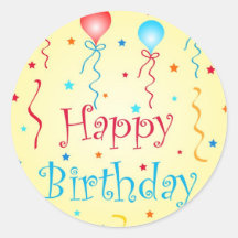 Birthday wishes - Sticker